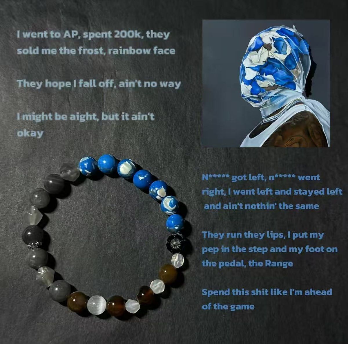One of Wun-Gunna Beaded bracelet