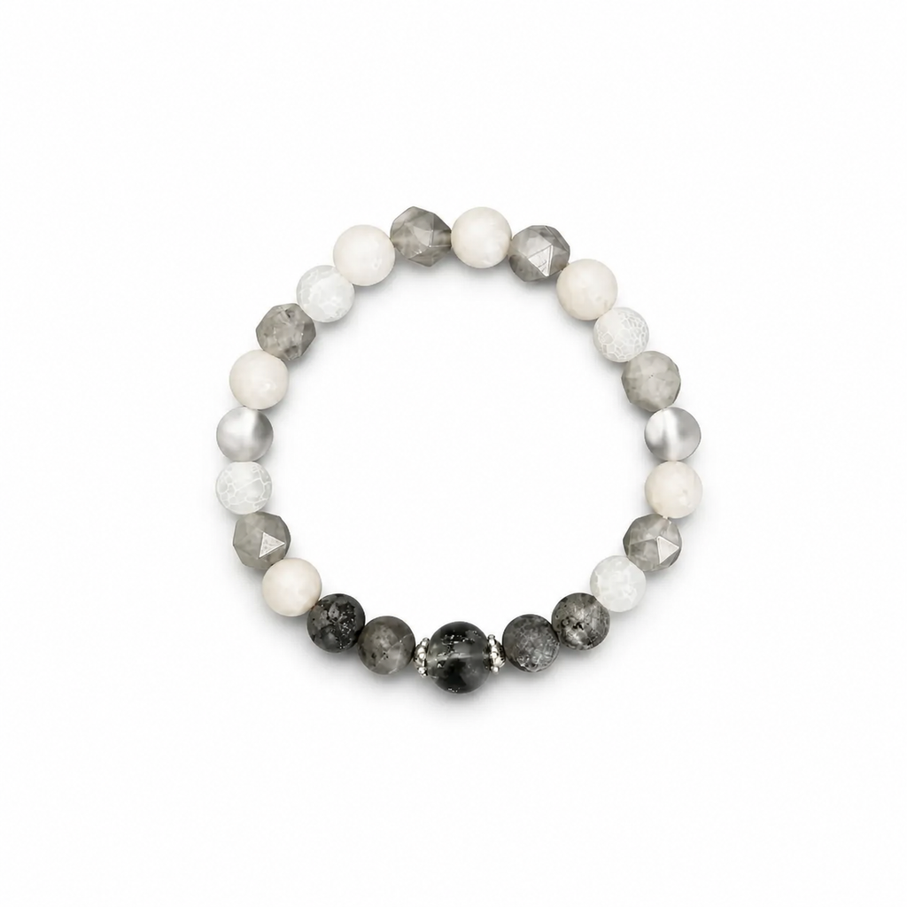 222 Lil Tjay beaded bracelet on white background
