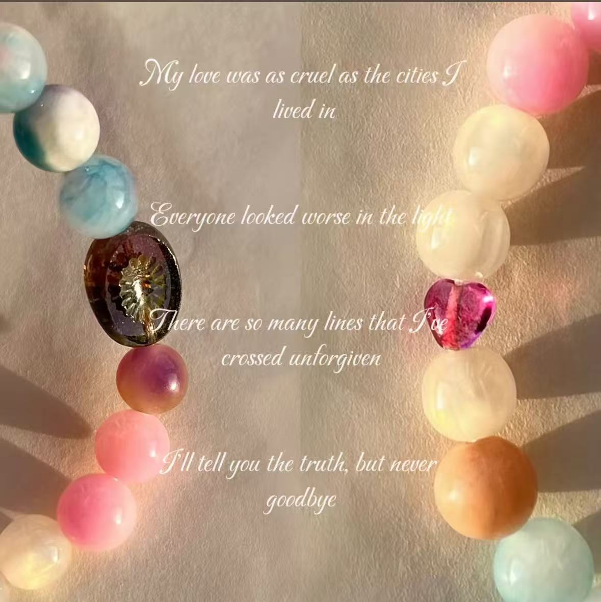 Taylor Swift Lover Beaded Bracelet ¨C Handmade Music Jewelry | BEADBOY