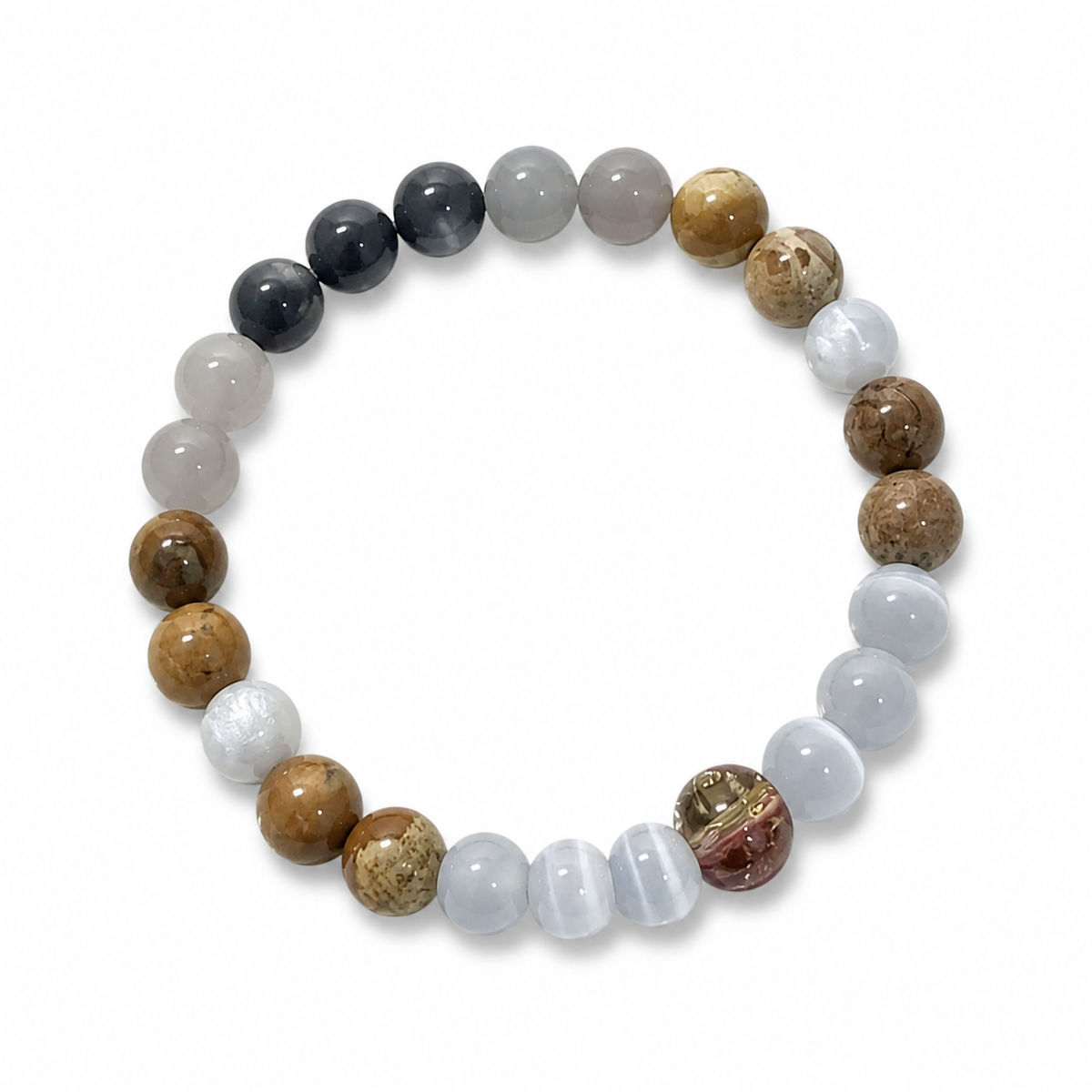 Neymar beaded bracelet on a white background